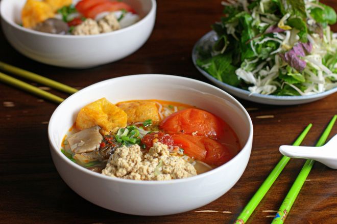 Top 4 bước nấu bún riêu chay thơm ngon cho mùng một, ngày rằm Top 4 bước nấu bún riêu chay thơm ngon cho mùng một, ngày rằm