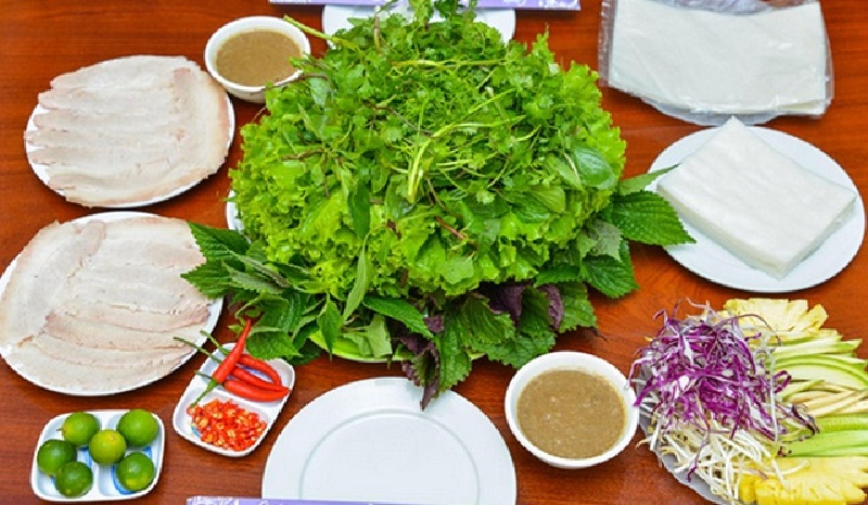 4. Bánh tráng cuốn thịt heo Quỳnh Đại Lộc Đà Nẵng