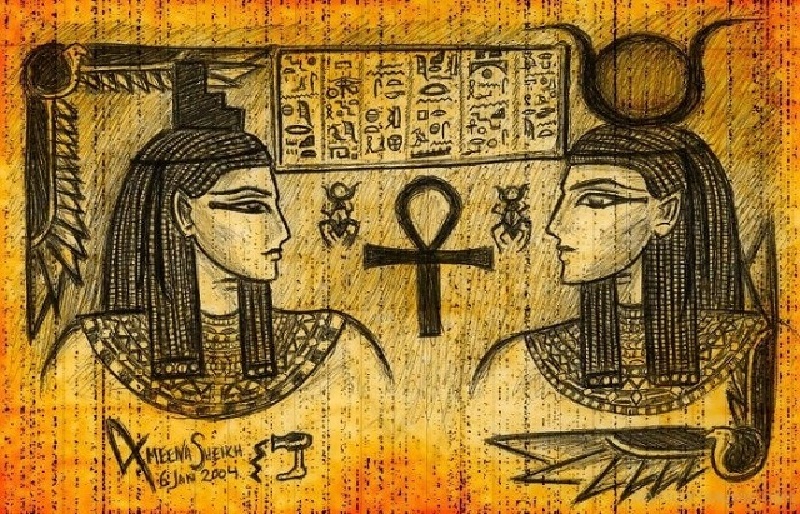 7. Vị thần của tình mẫu tử - Hathor