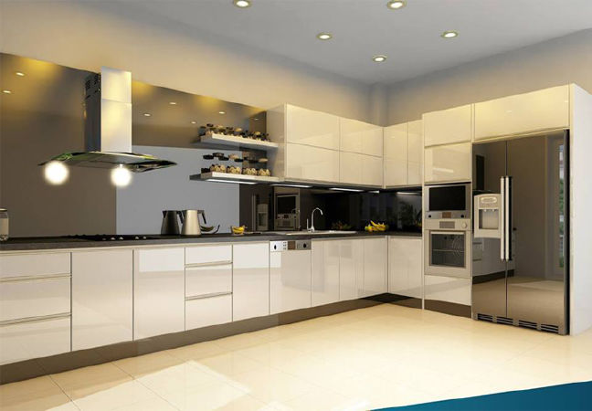 Tủ bếp Picomat cánh Acrylic chống nước