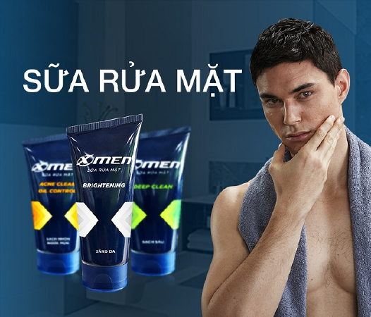 Sữa rửa mặt cho nam Xmen Deep Clean