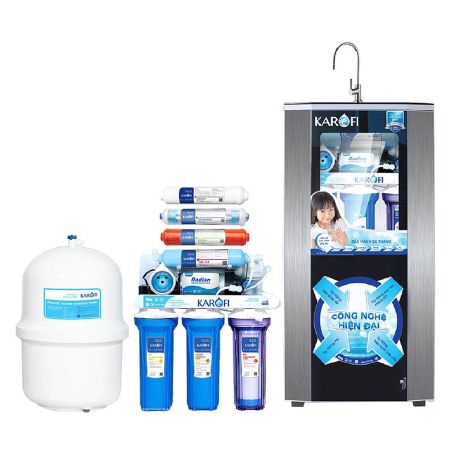 BÁN MÁY LỌC NƯỚC KAROFI 8 LÕI KSI80 CÓ TỦ