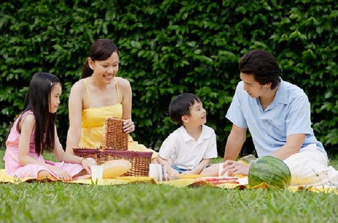 Tổ chức hoặc cho bé tham gia các buổi giã ngoại