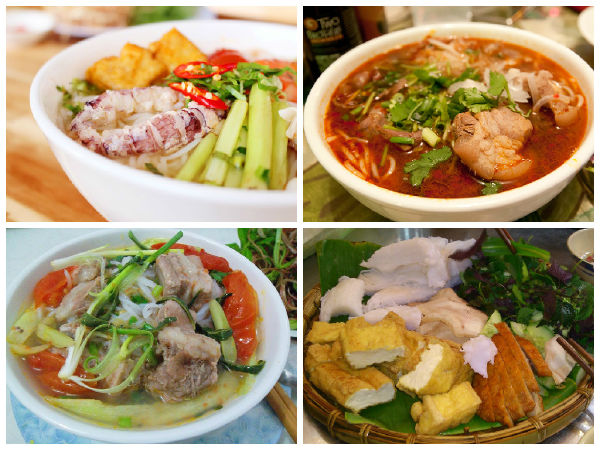 Bún chả cá và bún sứa quán bà Năm béo