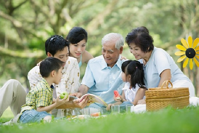 Cùng nhau trong các buổi họp mặt gia đình