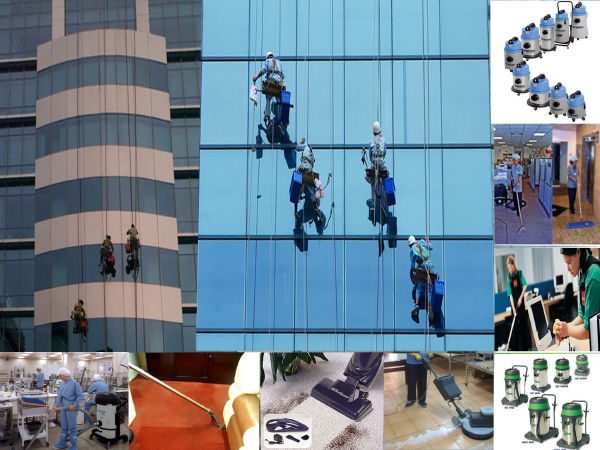 Dịch vụ vệ sinh công nghiệp lau kính