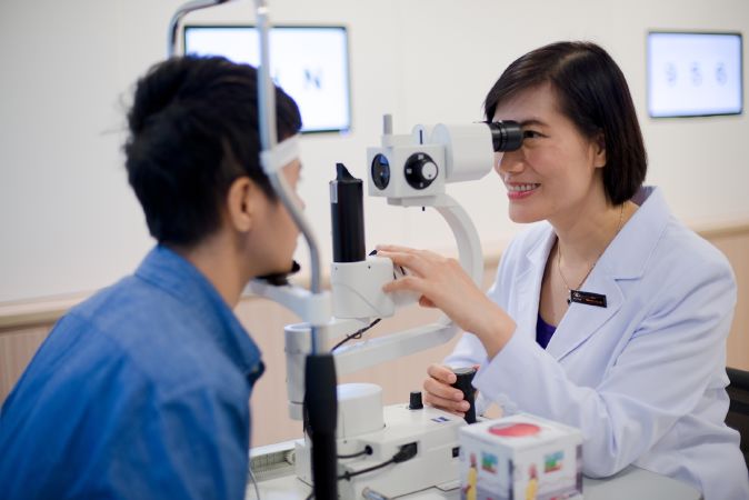 Khoa mắt bệnh viện đa khoa Quốc Ánh