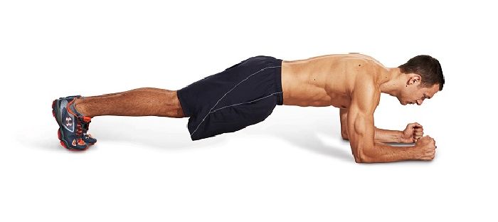 Các bài tập giảm mỡ bụng cho nam - Plank