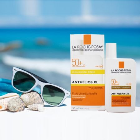Kem chống nắng cho da nhạy cảm La Roche-Posay Anthelios XL Fluide Ultra-Light SPF 50+