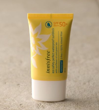 Kem chống nắng cho bà bầu Innisfree Eco Safety Perfect Long Lasting/ Waterproof Sunblock SPF50+/PA+++