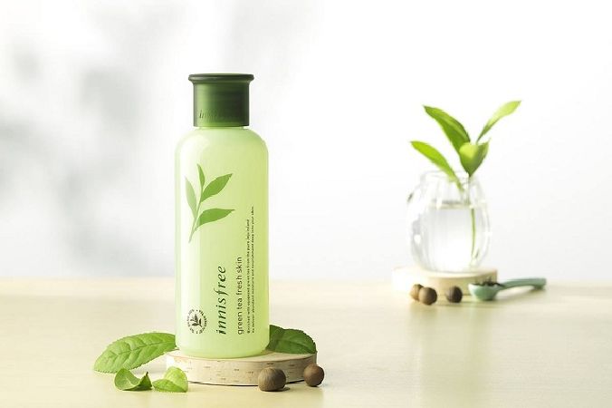 Nước hoa hồng cho da dầu Innisfree green tea fresh skin