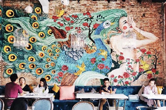 Quán cà phê chụp ảnh đẹp ở sài gòn Nu Bistro