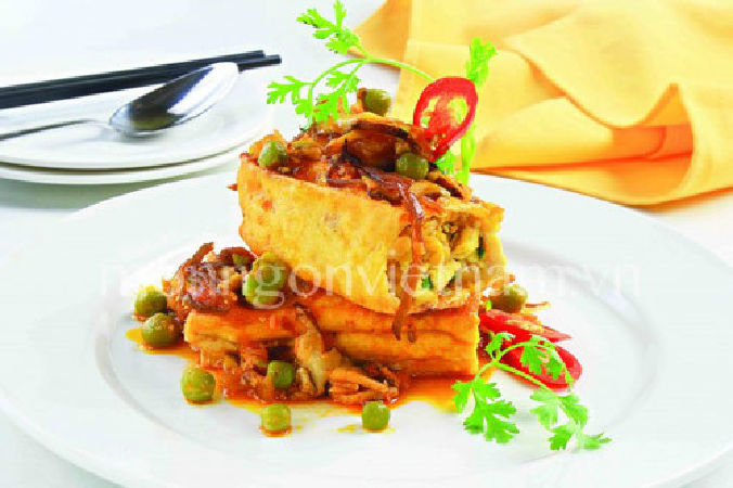 ĐẬU PHỤ NHỒI NẤM