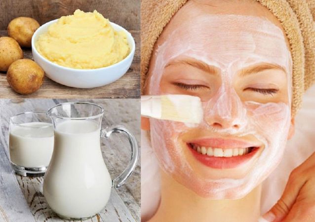 Khoai tây và sữa tươi
