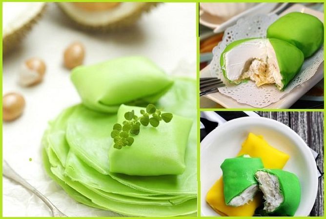 Bánh Crepe Sầu Riêng