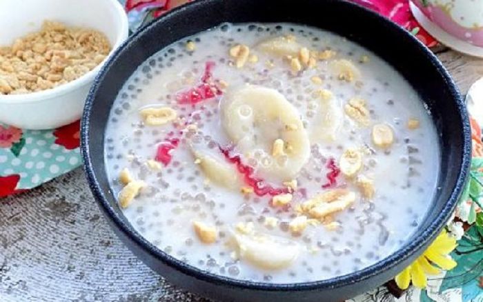 Chè chuối chưng
