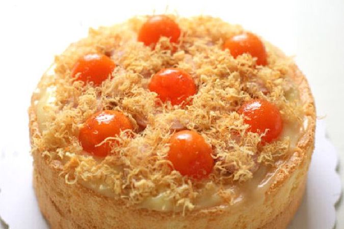 bánh bông lan trứng muối
