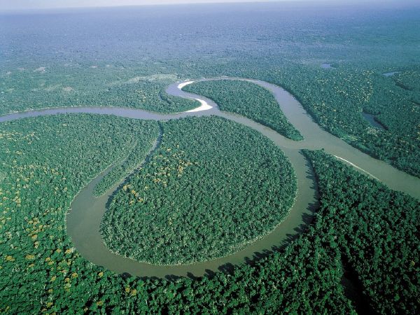 Sông Amazon, Nam Mỹ (6.400 km)