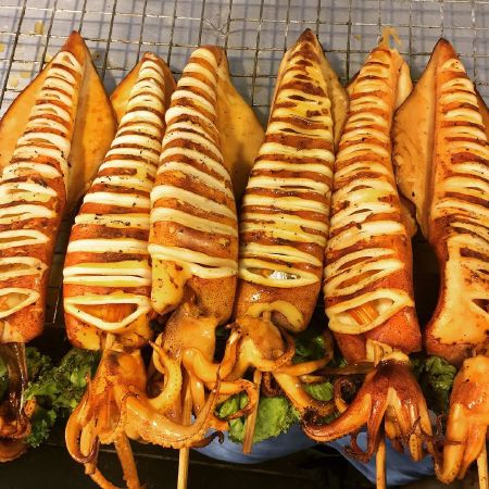 Mực nhảy nướng