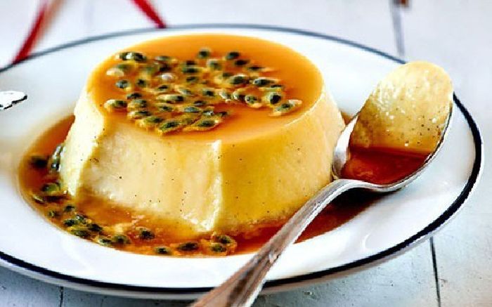 Bánh flan chanh dây