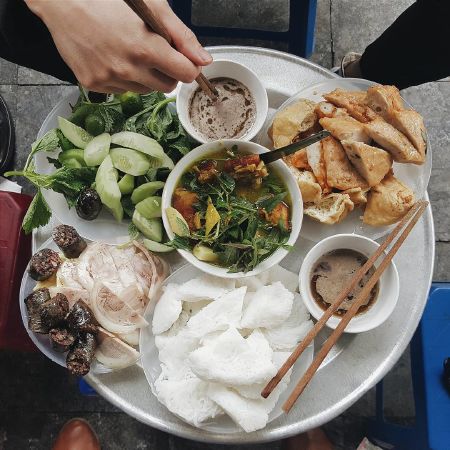 Bún đậu mắm tôm Ngõ Trạm