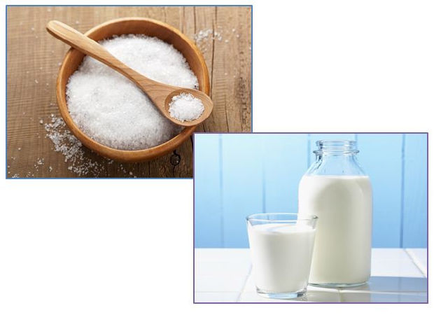 Tẩy tế bào chết bằng muối biển và sữa tươi