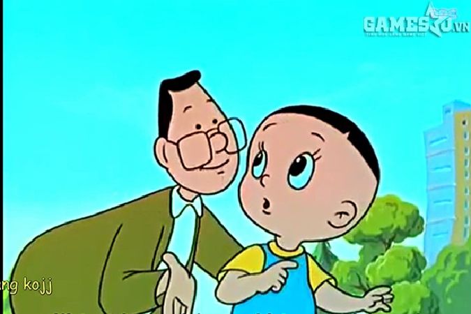 Bố đầu nhỏ, con đầu to
