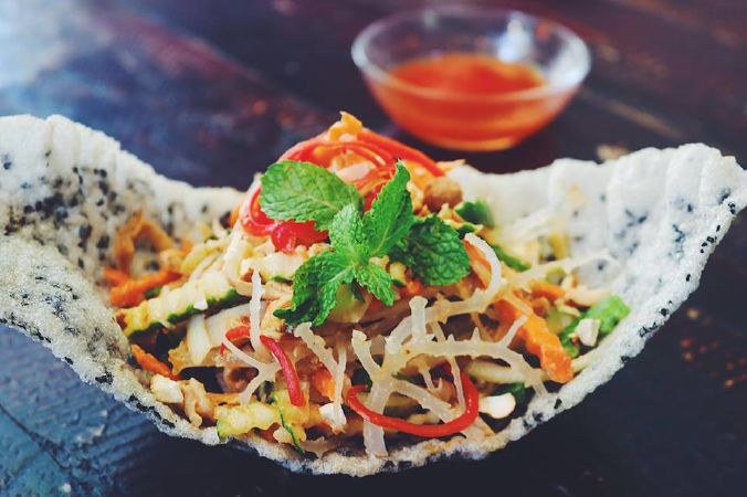 Gỏi rong biển chay