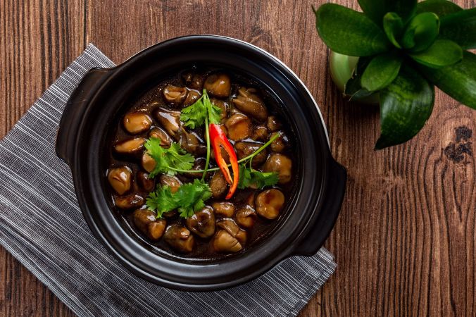Nấm rơm kho tộ