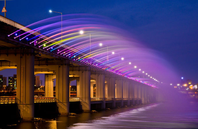 Đài phun nước Banpo Moonlight Rainbow - Hàn Quốc