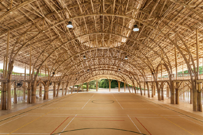 Bamboo Sports Hall, Thái Lan, xây dựng bởi Chiangmai Life Architects