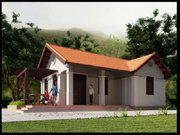 Mẫu nhà cấp 4 đẹp - Mẫu 7