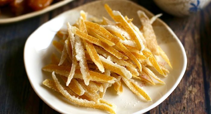 Cách làm mứt vỏ bưởi