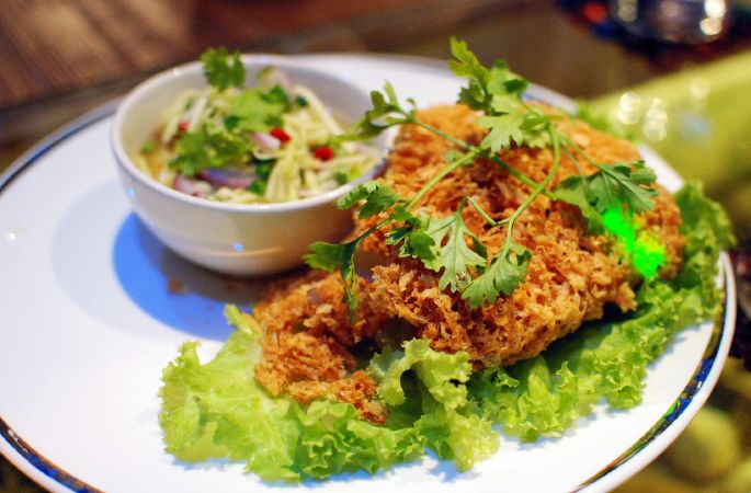 Yam pla duk fu (Cá rán)
