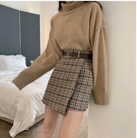 Chân váy vạt chéo