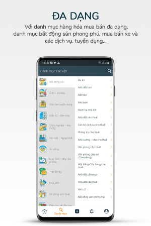 Đa dạng danh mục