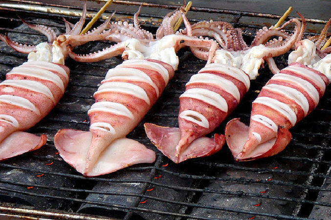 Mực một nắng Phan Thiết (Bình Thuận)