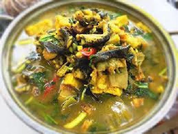 Ếch om chuối đậu