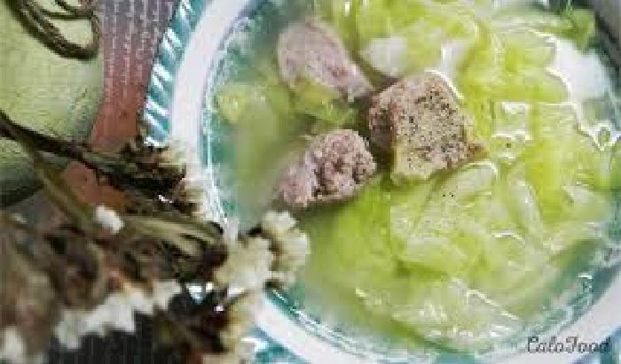 Bắp cải nấu sườn