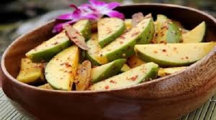 xoài xanh dầm ngâm nước mắm