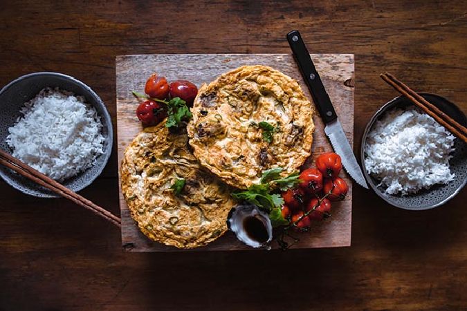 Trứng Tráng Hàu