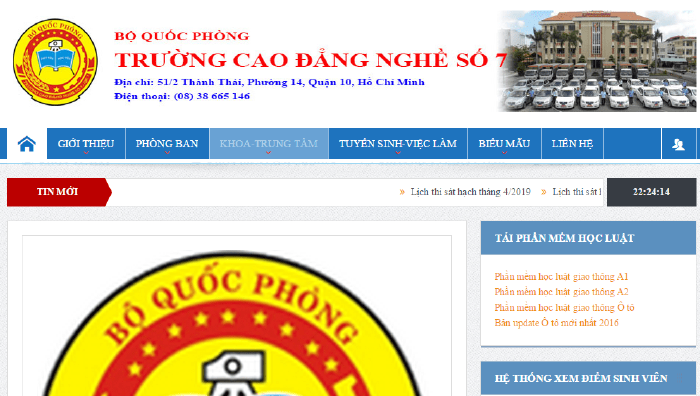 Trường cao đẳng nghề số 7 – BQP