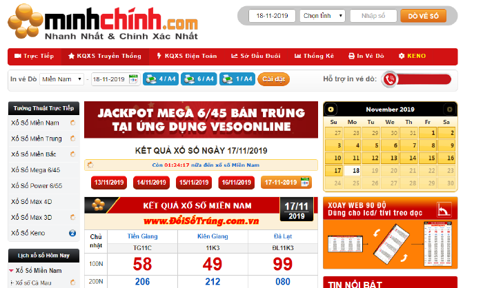 Website minhchinh.com