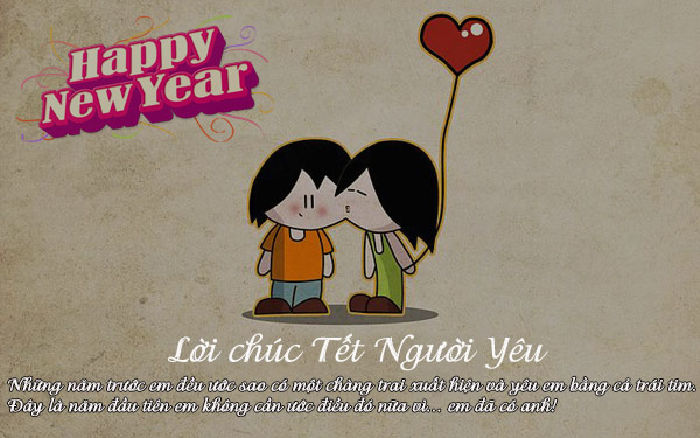 Những lời chúc tết dành cho người yêu năm 2020