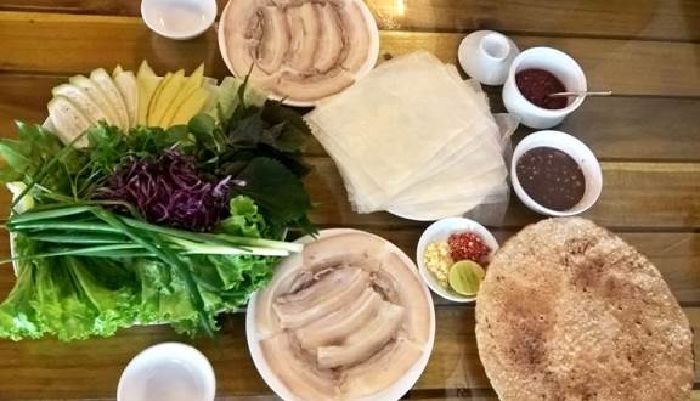 Bánh tráng cuốn thịt heo Đại Lộc