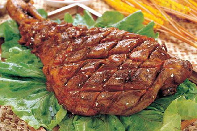 Chân cừu nướng