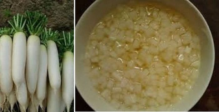 1. Củ cải trắng trị ho