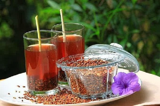 Nước gạo lứt rang giảm cân