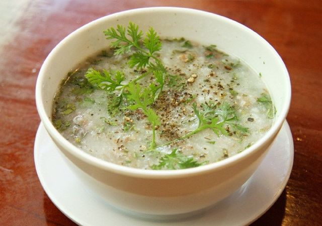 Cháo hạt mùi