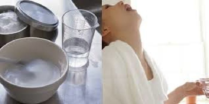 Vệ sinh miệng và họng bằng nước muối loãng